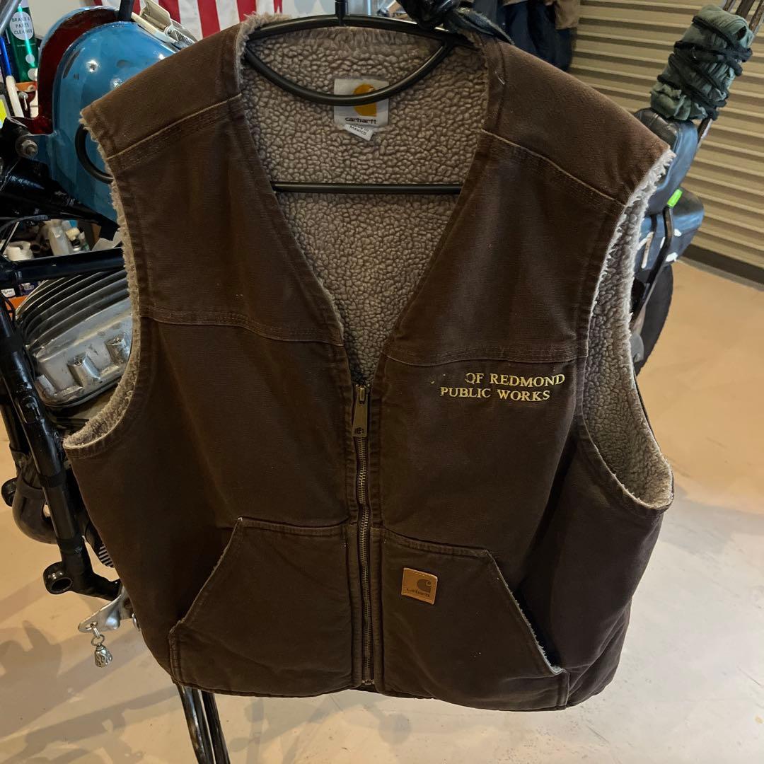 Carhartt フリース裏地付きベスト Lサイズ