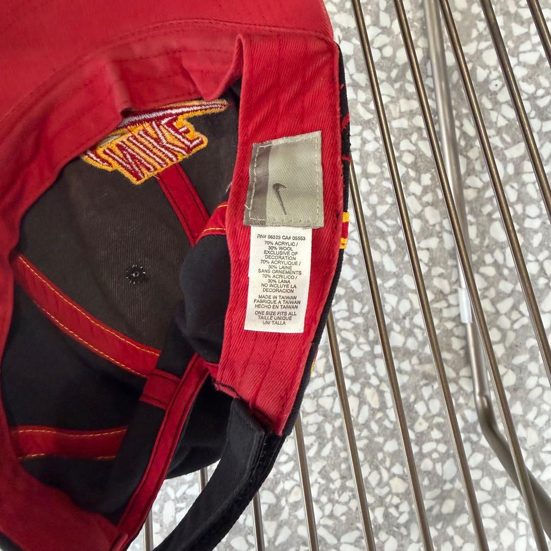 【刺繍ロゴ、好配色】オールドナイキ古着スウッシュユニセックス帽子キャップsk8