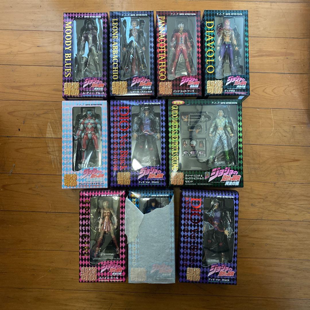 超像可動 ジョジョの奇妙な冒険 10体まとめ売り（荒木飛呂彦指定カラー）