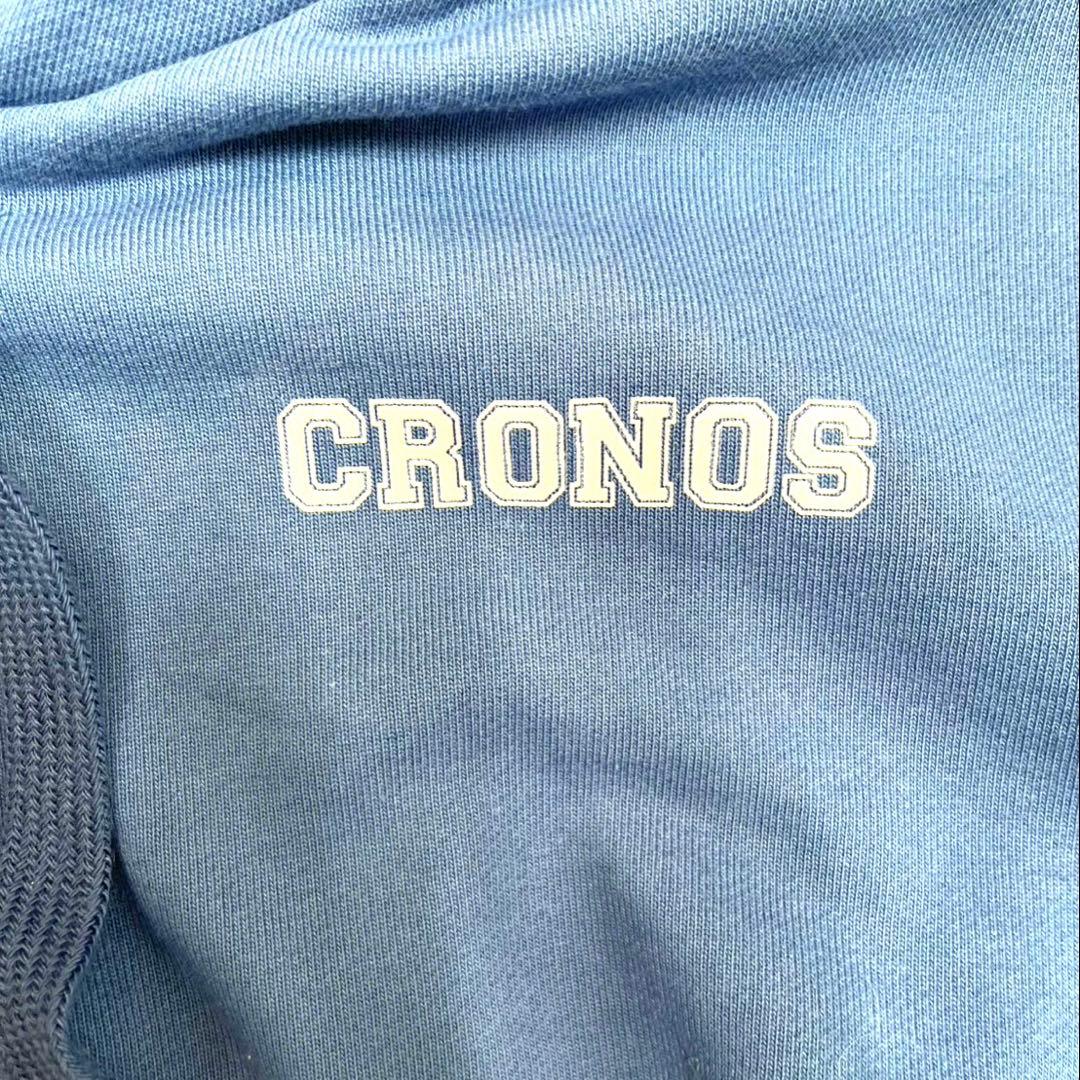 クロノス CRONOS WOMEN PILE HOODIE ブルー セットアップ