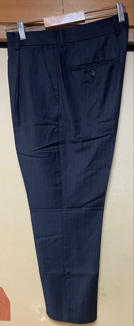 パンツ WACKO MARIA STRIPED PLEATED TROUSERS