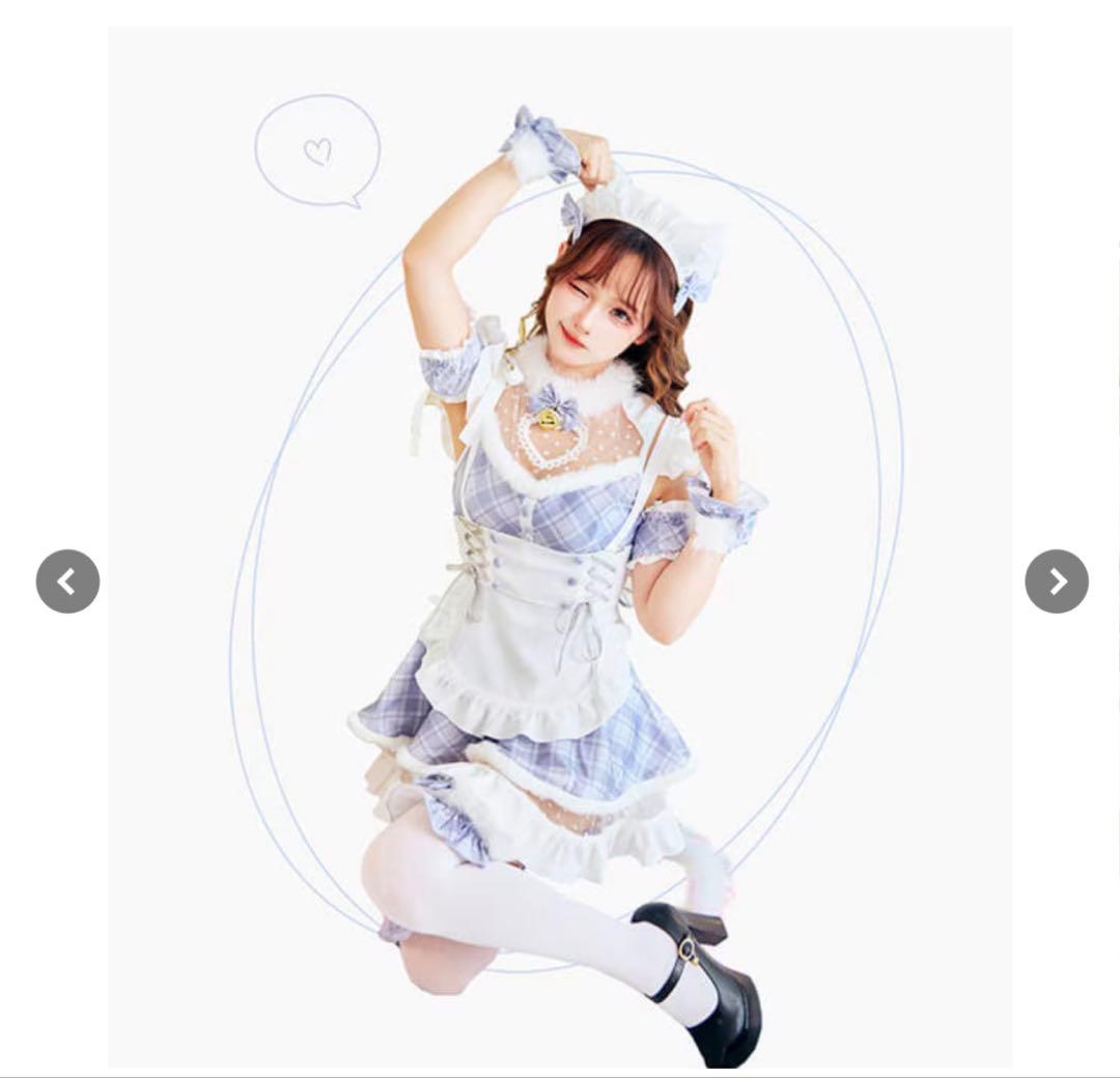 マリームーン/ヒロインチェックキャットメイド/コスプレ/Malymoon