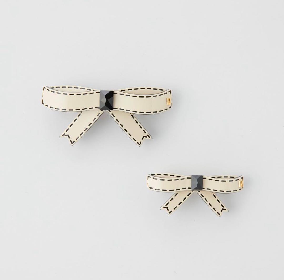 完売品 アレクサンドルドゥパリ ステッチ風リボンバレッタ（6センチ）