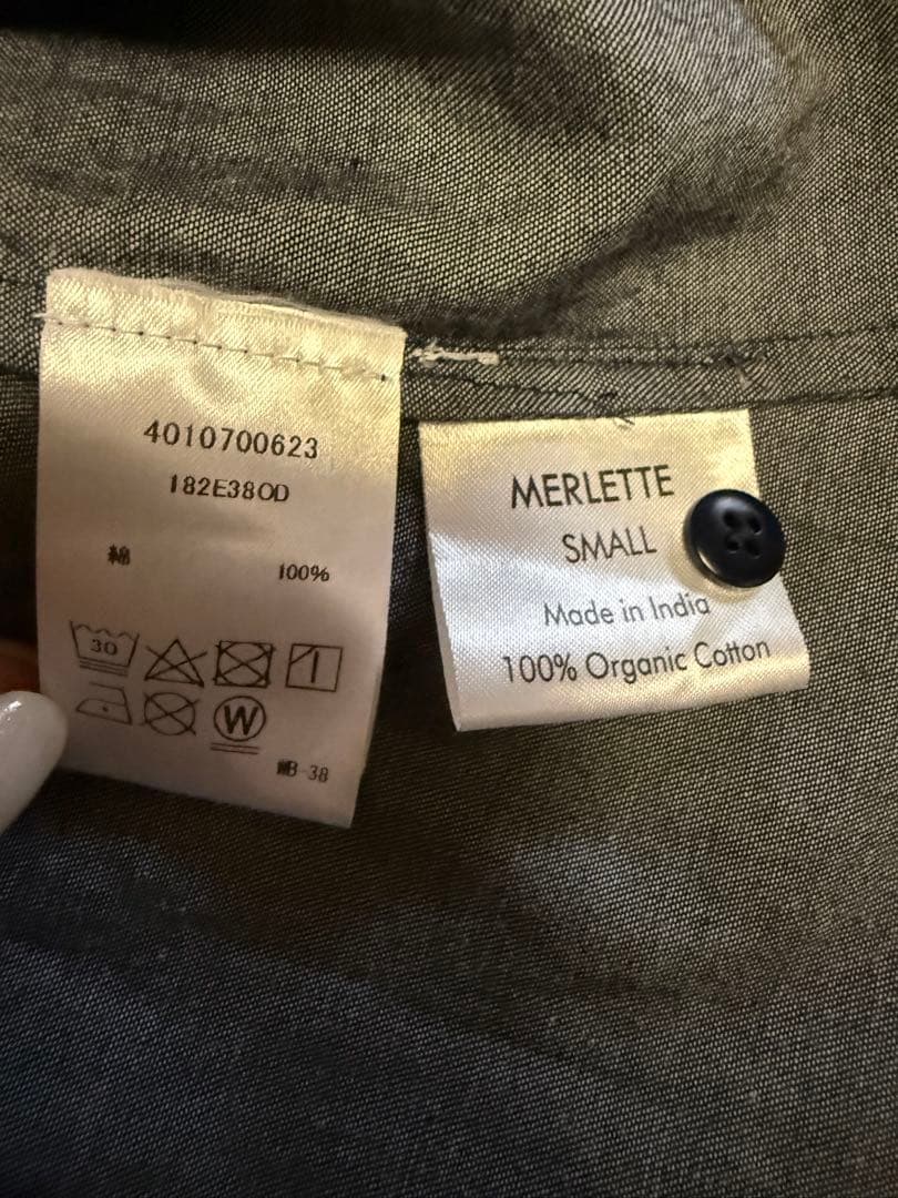 美品ロンハーマン別注マーレットmerletteTIANAデニムブラウスシャツS