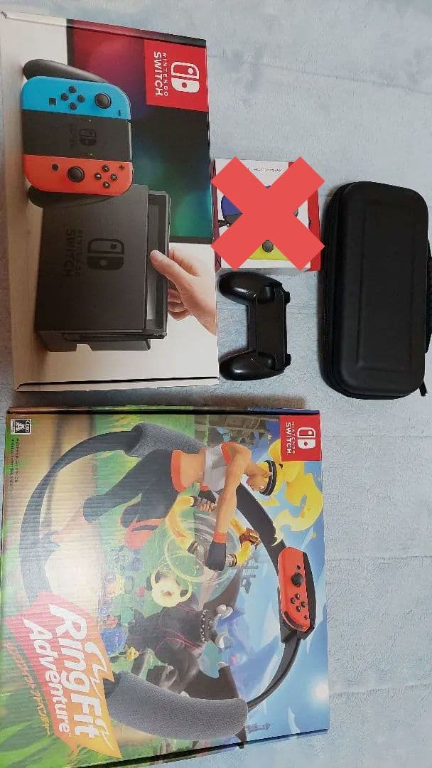 Nintendo Switch 本体 水色/赤 ジョイコン セット