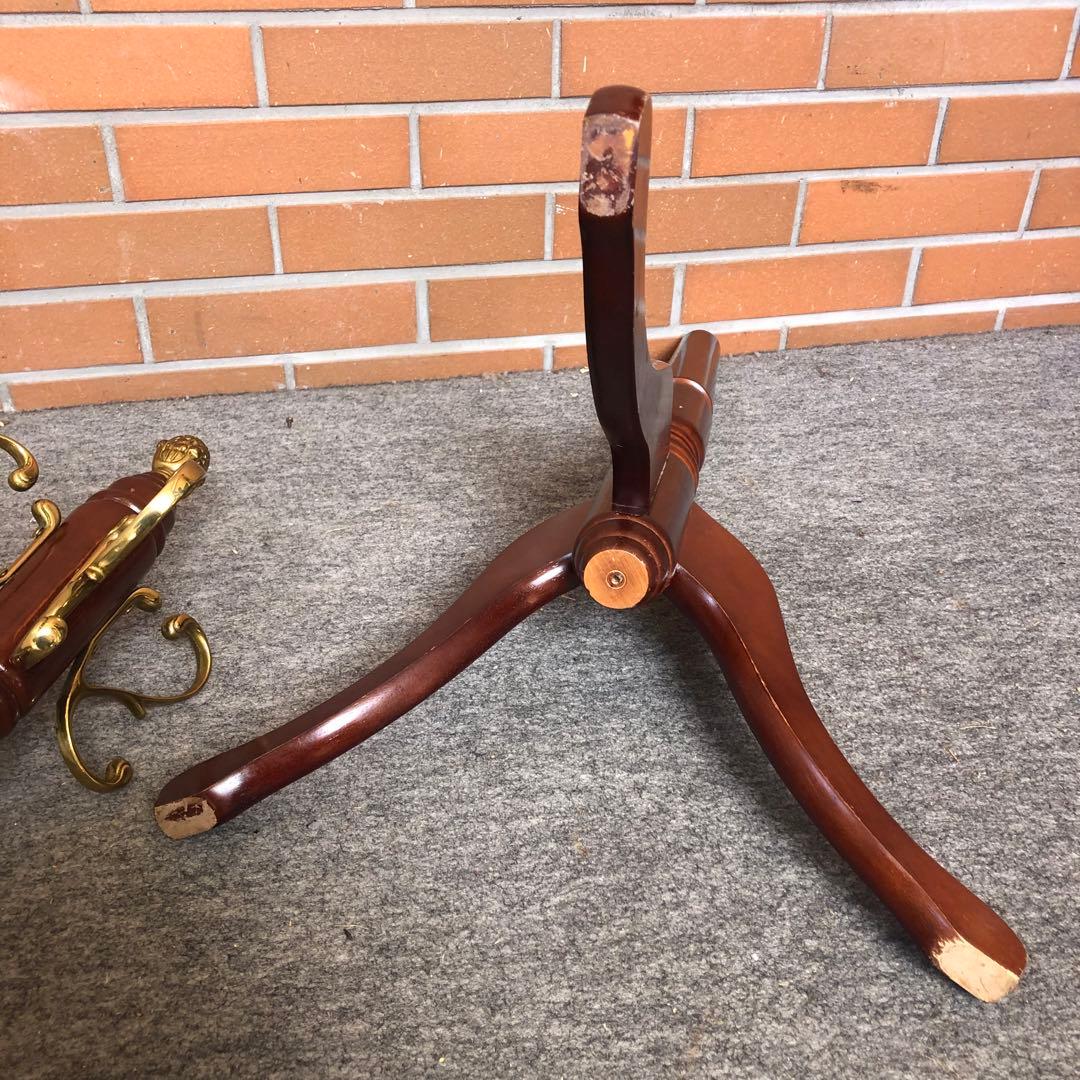 ポールハンガー　アンティーク調　ヨーロピアン風　ロココ調　レトロ　コート掛け