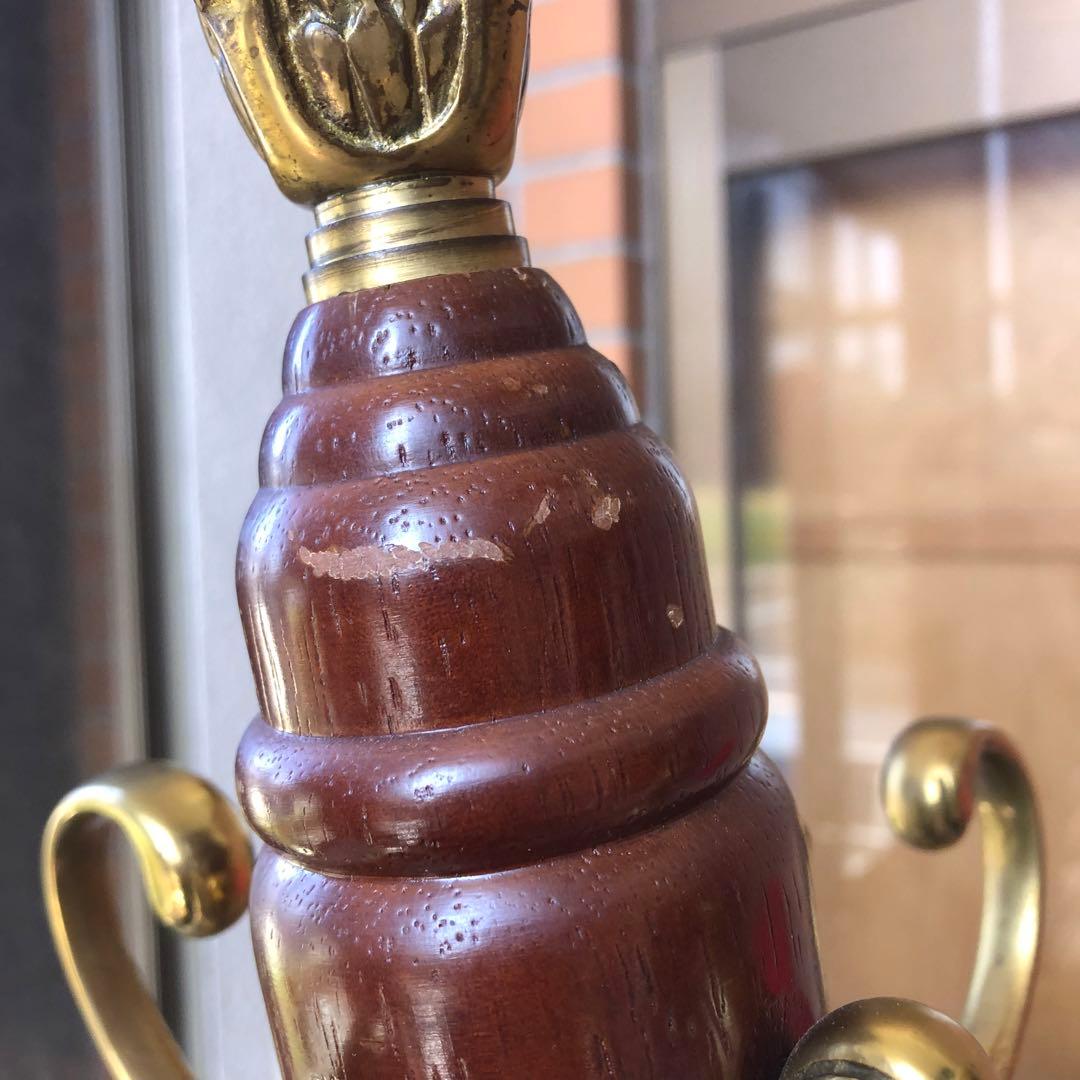 ポールハンガー　アンティーク調　ヨーロピアン風　ロココ調　レトロ　コート掛け