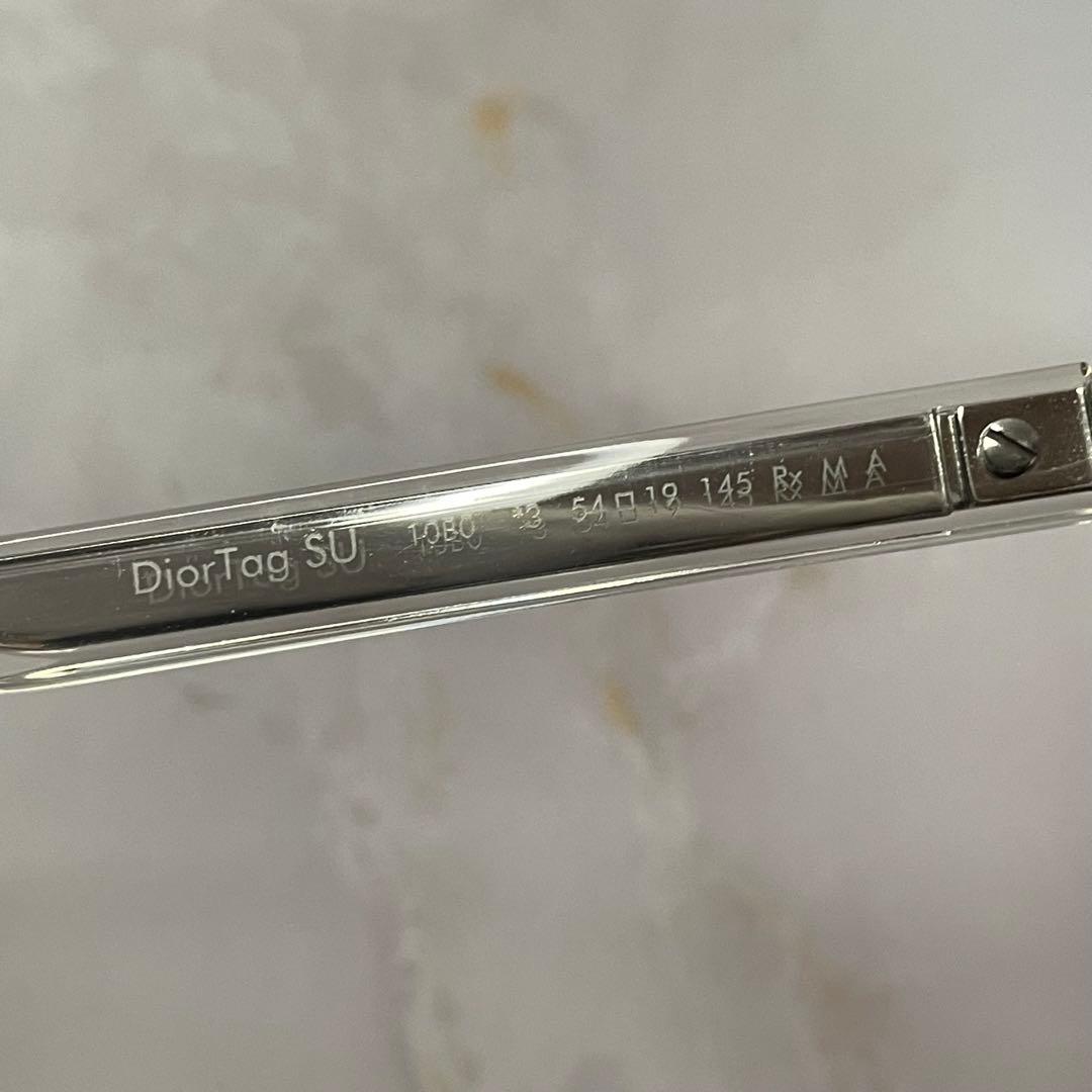 dior tag サングラス Y2K モード ウェリントン ケース付き レア