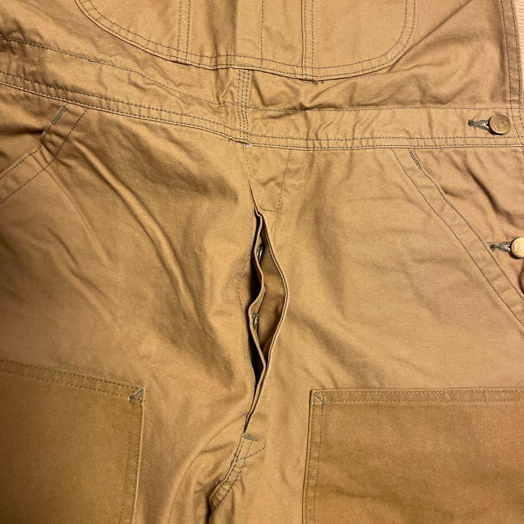 Lee OUTDOORS 軍幕素材 オーバーオール ダブルニー　サイズM