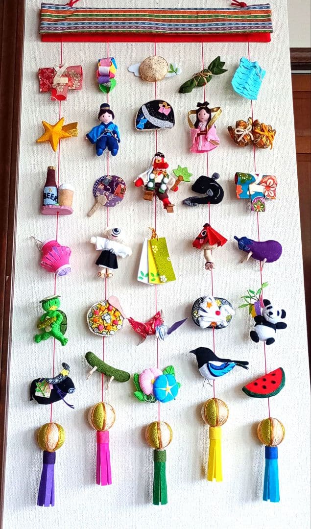 ミーコ　2025’つるし飾り「七夕」tanabata