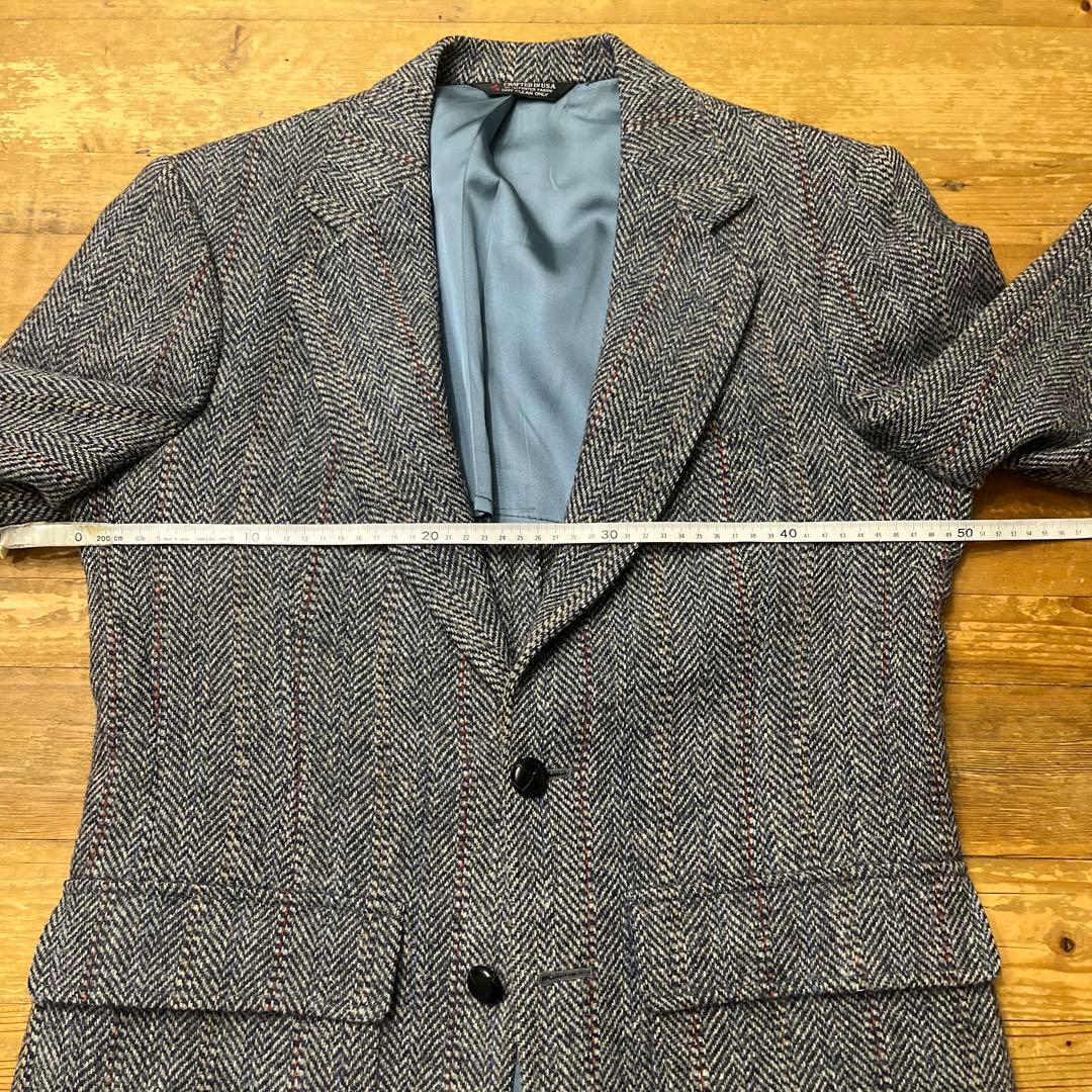 90s Harris Tweed ハリスツイード 米国製 ウール テーラード