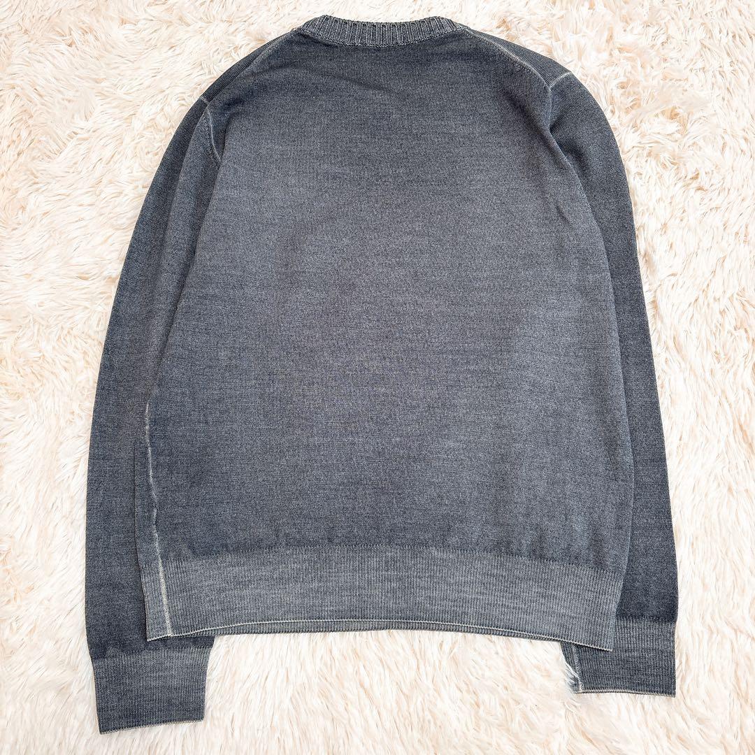 クルチアーニ ラウンドネック ニット ウール Cruciani 46 イタリア製