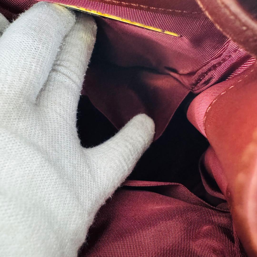 ✨Cartier✨カルティエ✨ボルドー✨レザー✨マストライン✨ヴィンテージ✨