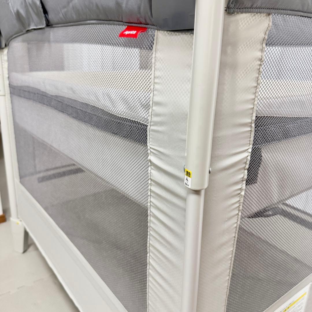 美品 Aprica ココネルエアーAB グレーベアー