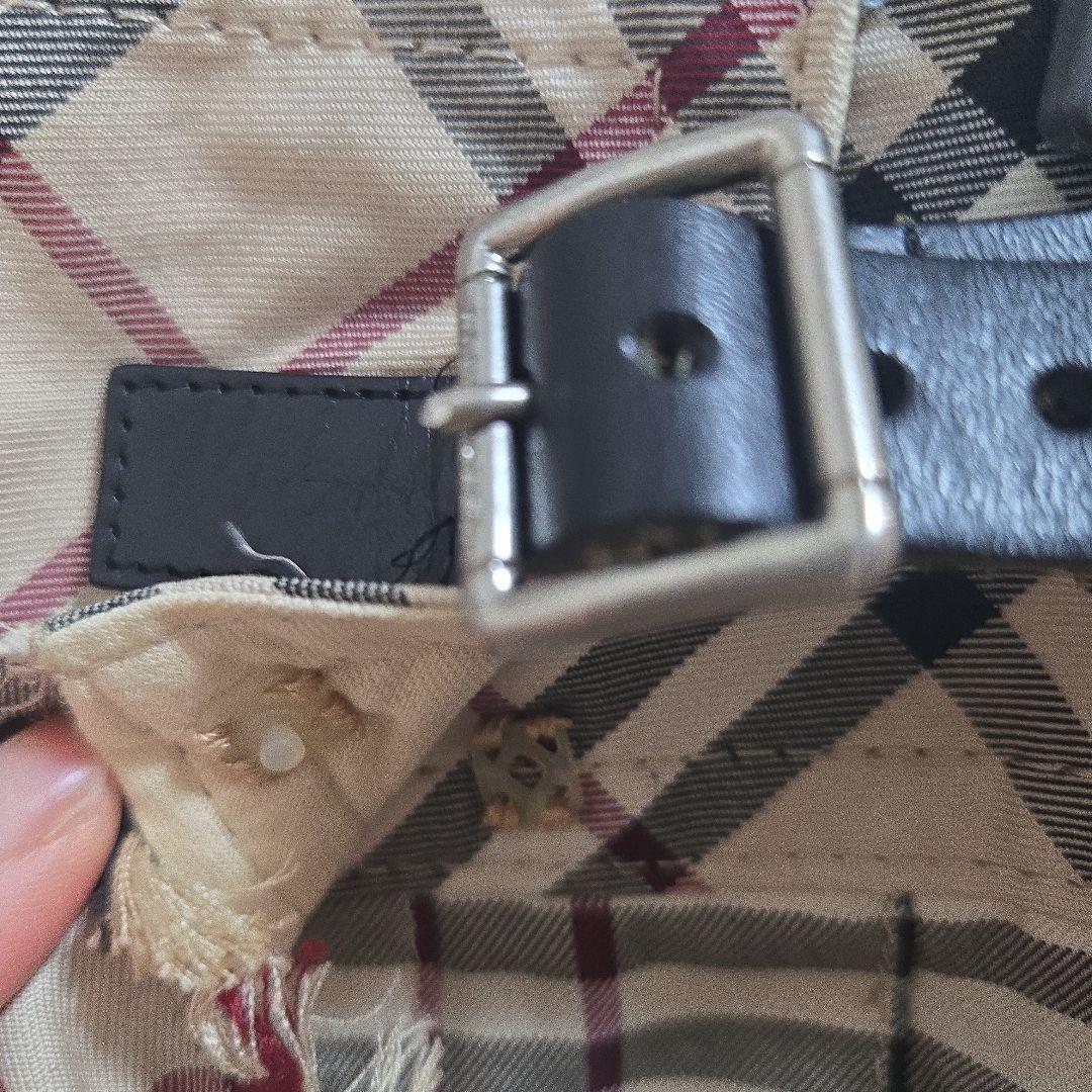 BURBERRY バーバリーブルーレーベル　チェック柄ミニスカート 36