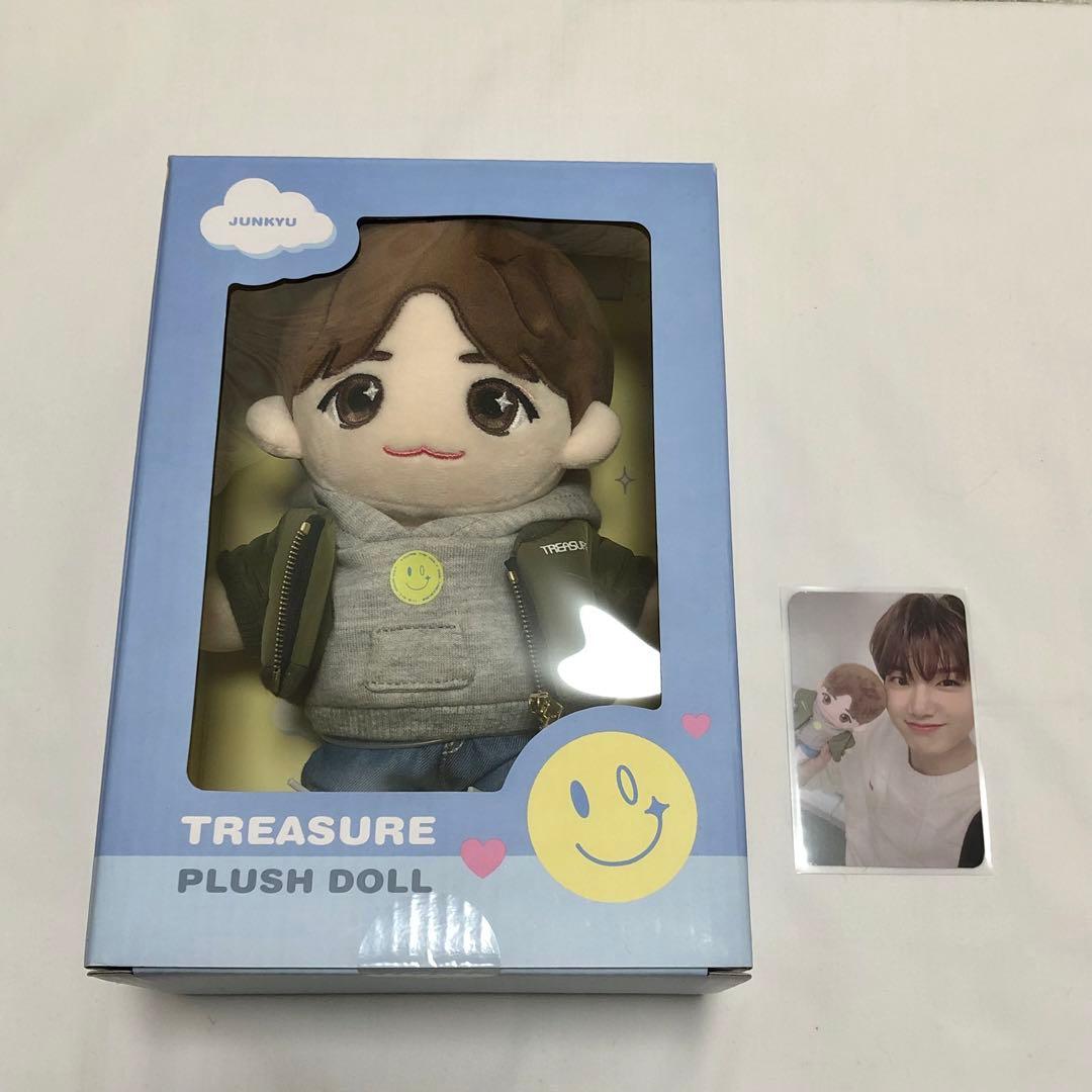 TREASURE plush doll ジュンギュ トレカ付き