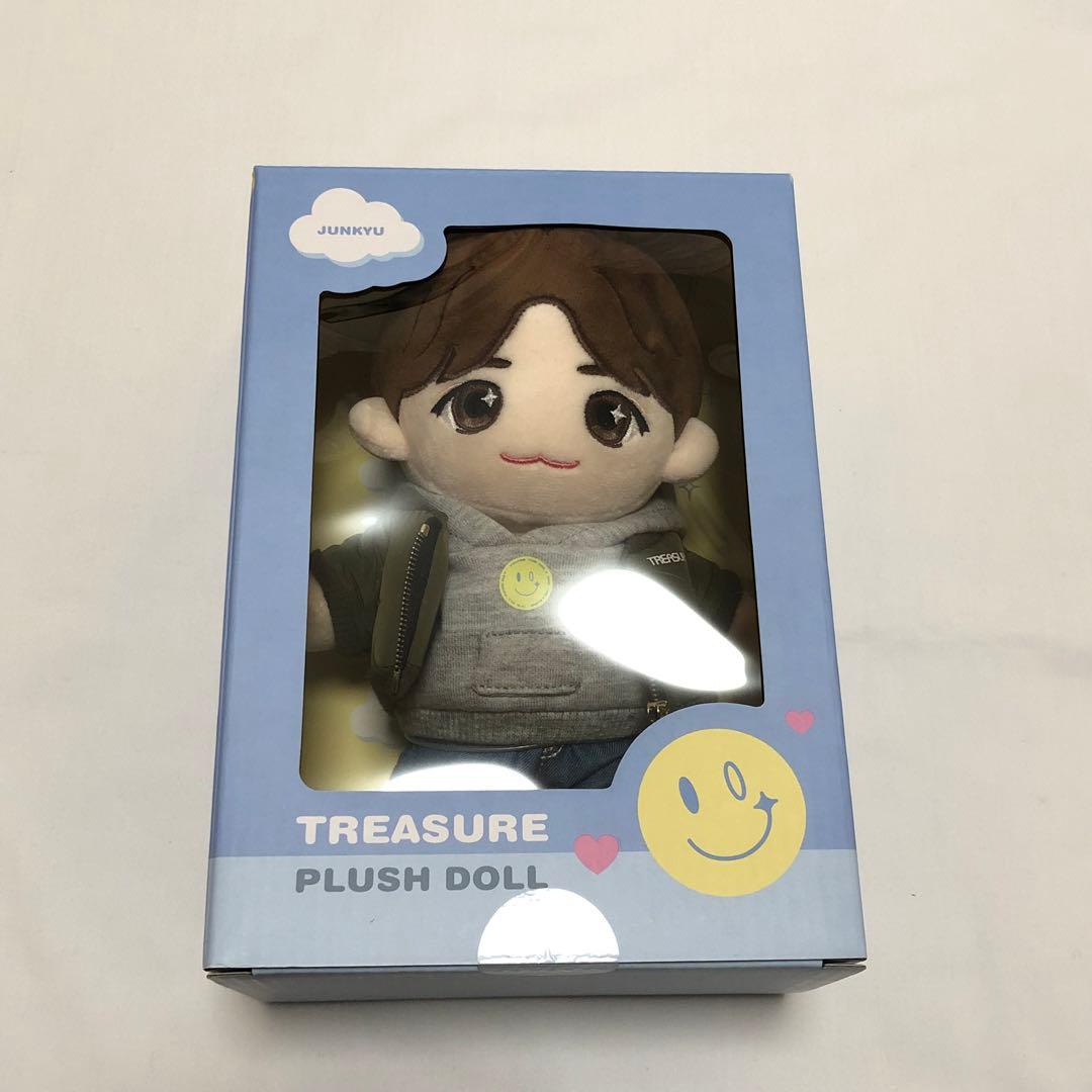TREASURE plush doll ジュンギュ トレカ付き