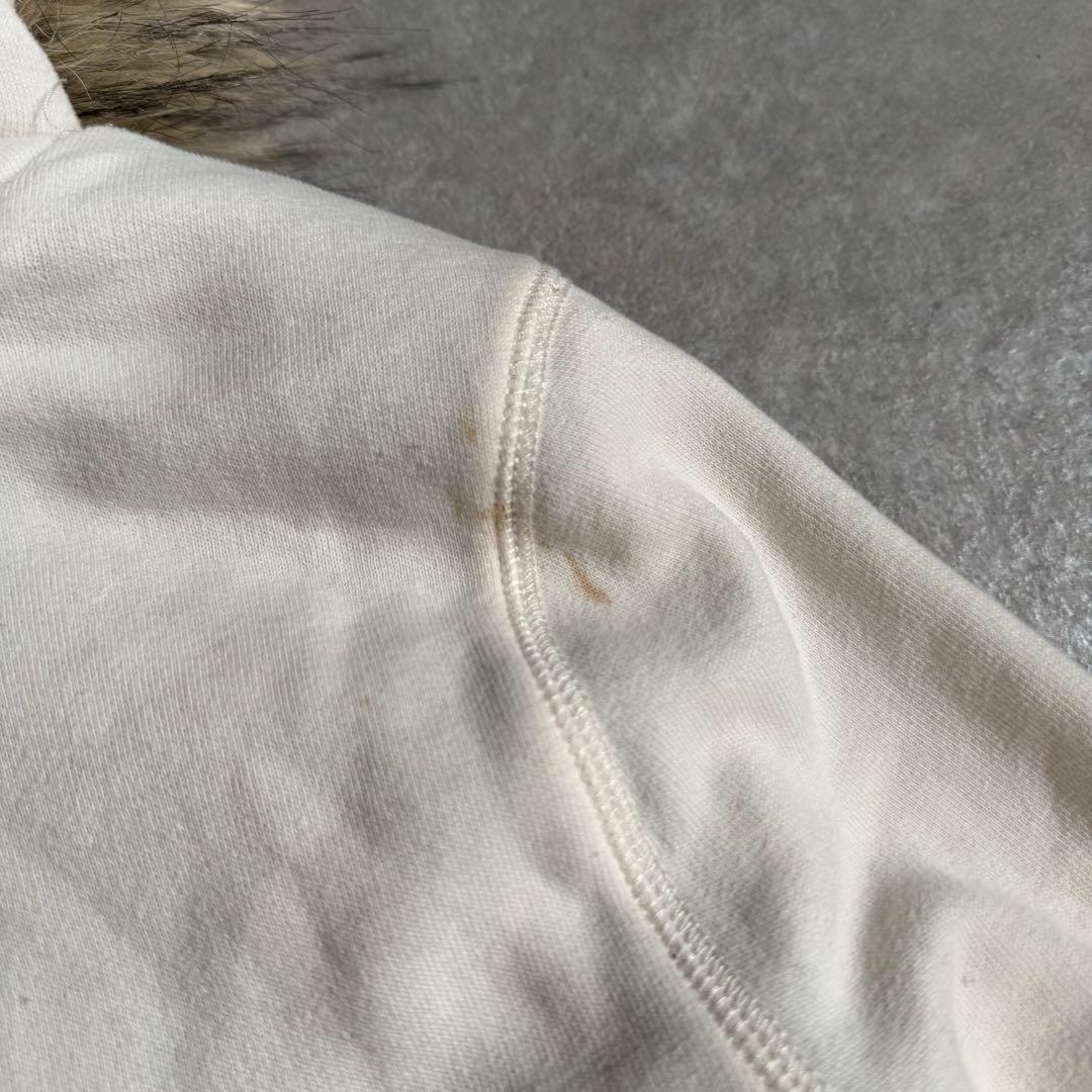 00s〜10s Abercrombie&Fitch fur zip hoodie