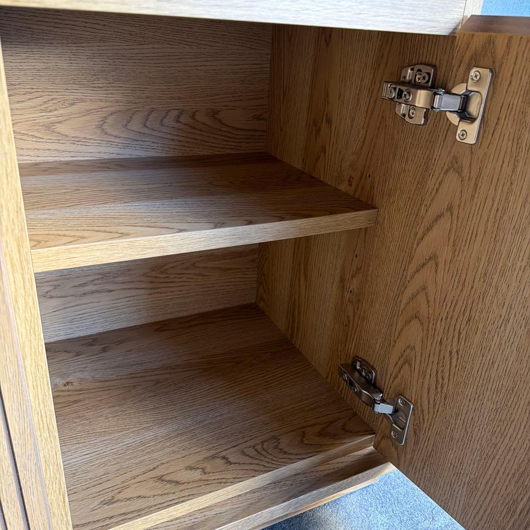 展示品 美品　Unico DIFE(ディフェ) キャビネット W1200 送料込