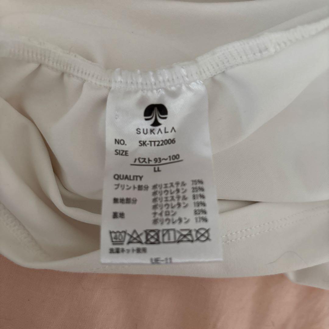 【SUKALA】フラワープリントカバータンクトップ　L L