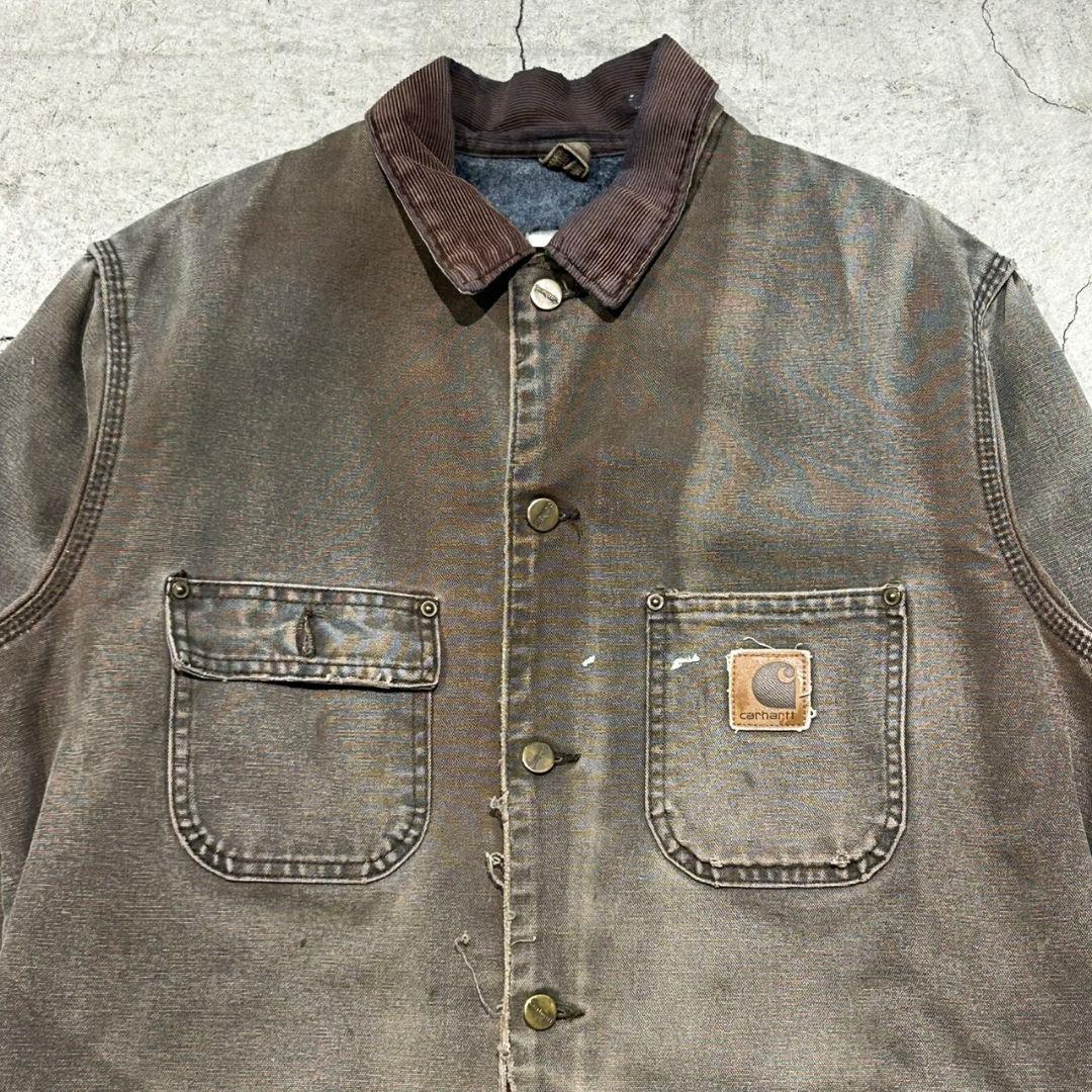雰囲気◎　カーハート　ミシガンチョアコート　carhartt　M ブラウン