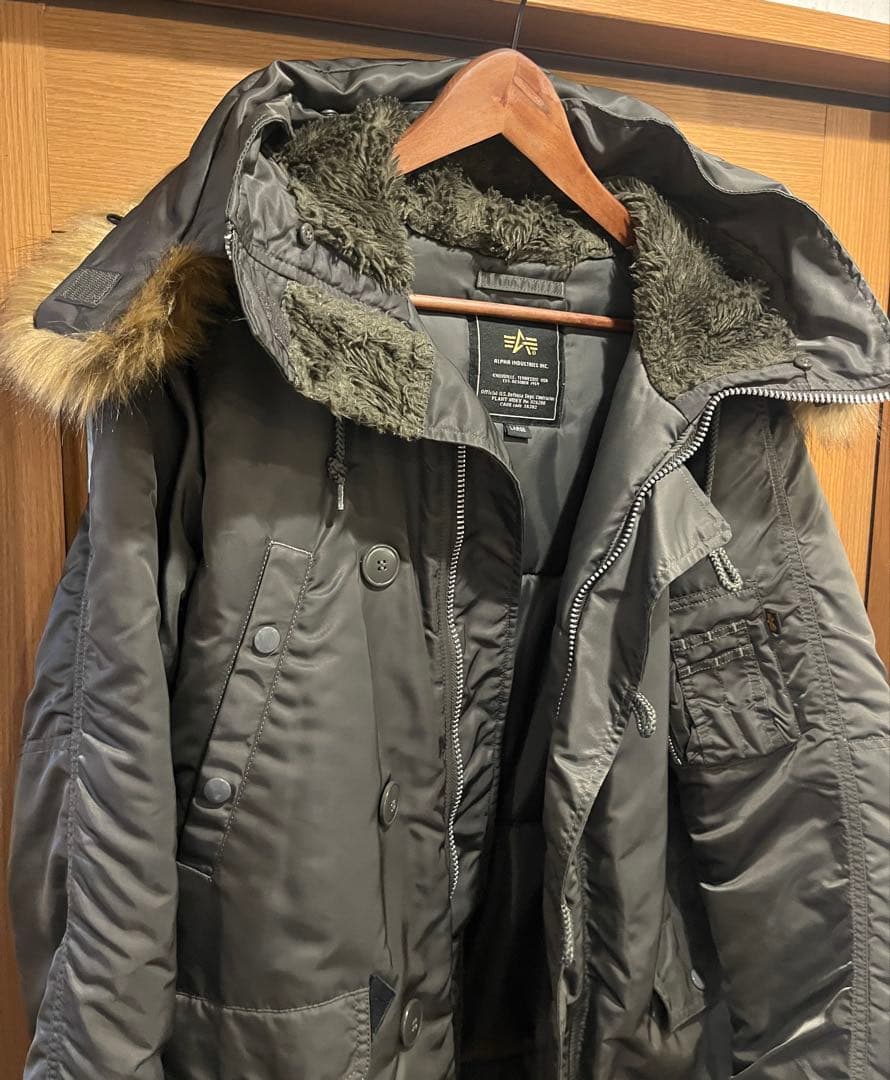 ALPHA アルファ N-3B フライトジャケット JAPAN FIT サイズL