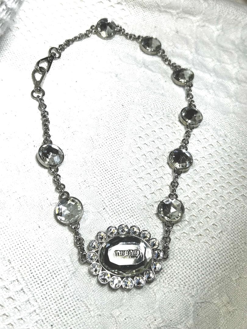 miu miu バックチャーム　シルバー