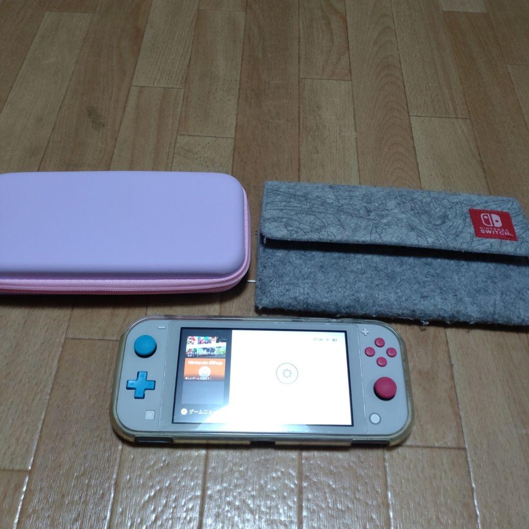 Nintendo Switch Lite ザシアンザマゼンタ本体、ケースセット