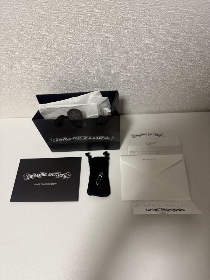 新品未使用品　クロムハーツ　セーフティピン　インボイス原本無修正