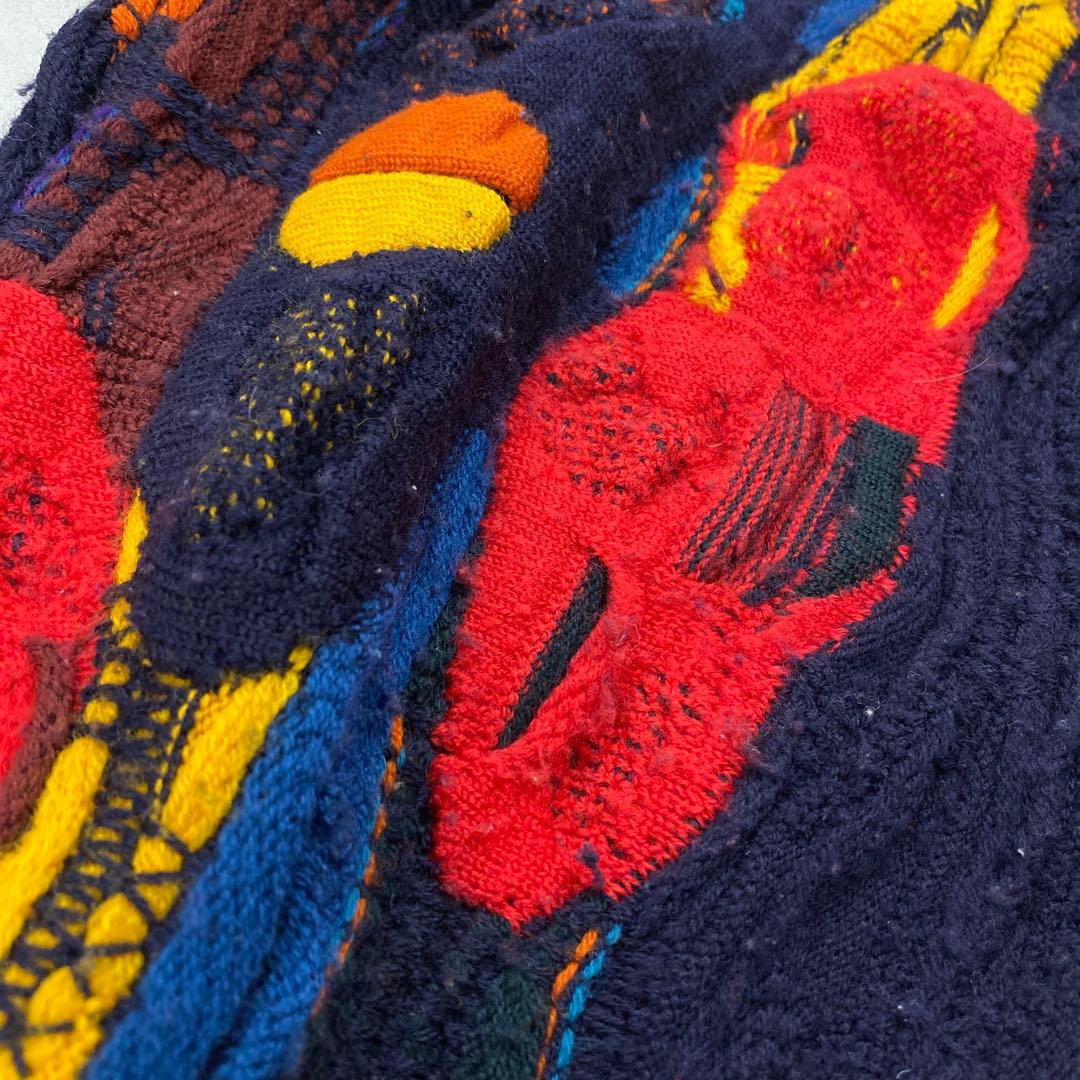 N311◯ COOGI クージー 3Dニット カラフルニットMサイズ