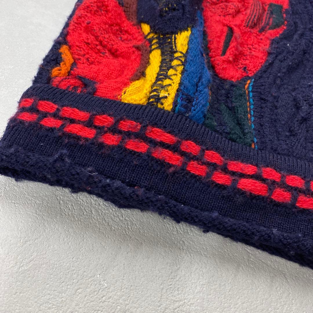 N311◯ COOGI クージー 3Dニット カラフルニットMサイズ