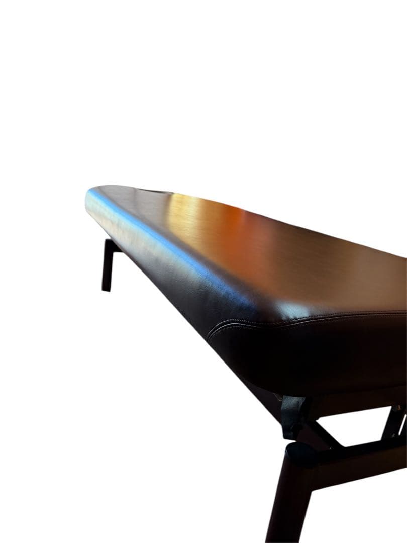 エステ 昇降ベッド 手動 有孔 ブラウン 整体 マッサージ 付属品多数