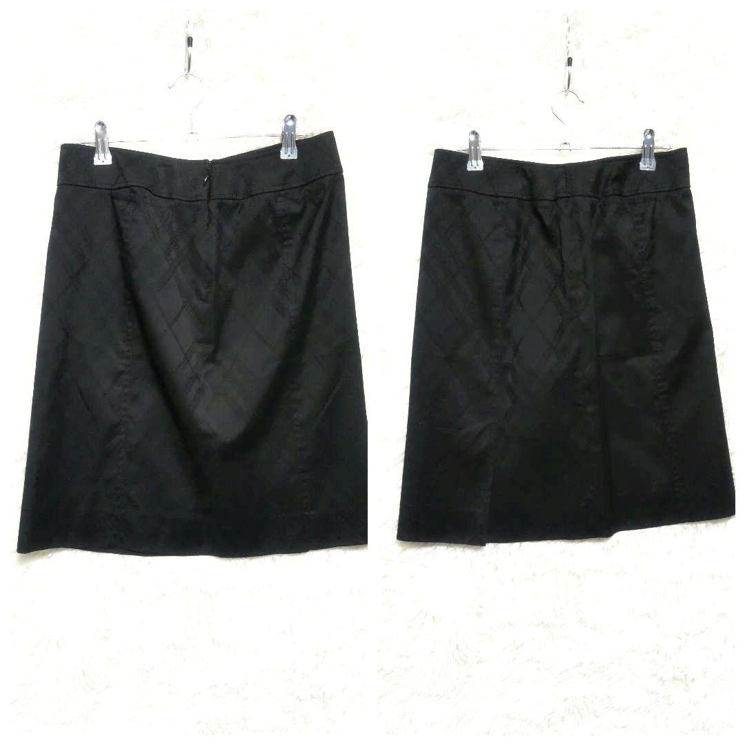 バーバリーロンドン　スーツ　セットアップ　スカート　チェック　1ボタン　40