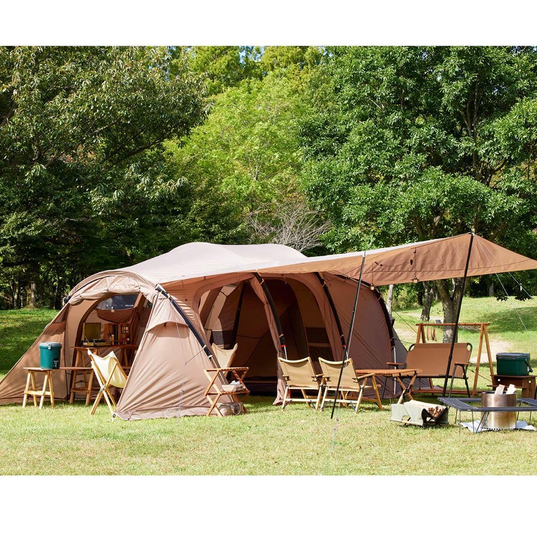 【総額11万超/極美品】ビジョンピークス クアトロアーチ2ルームテント＋RF