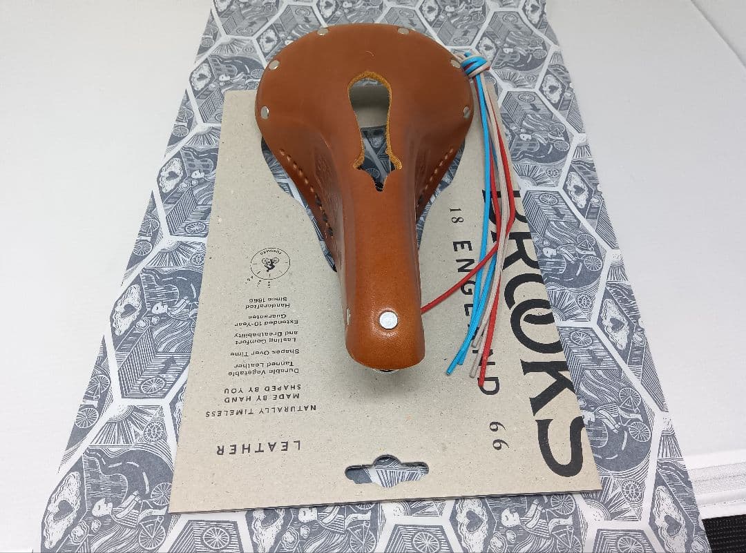 BROOKS レザーサドル B214L BROWN