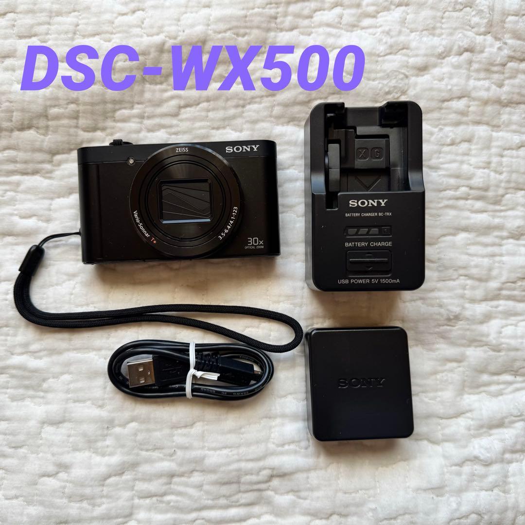 美品！SONY Cyber-Shot DSC-WX500/バッテリーチャージャー