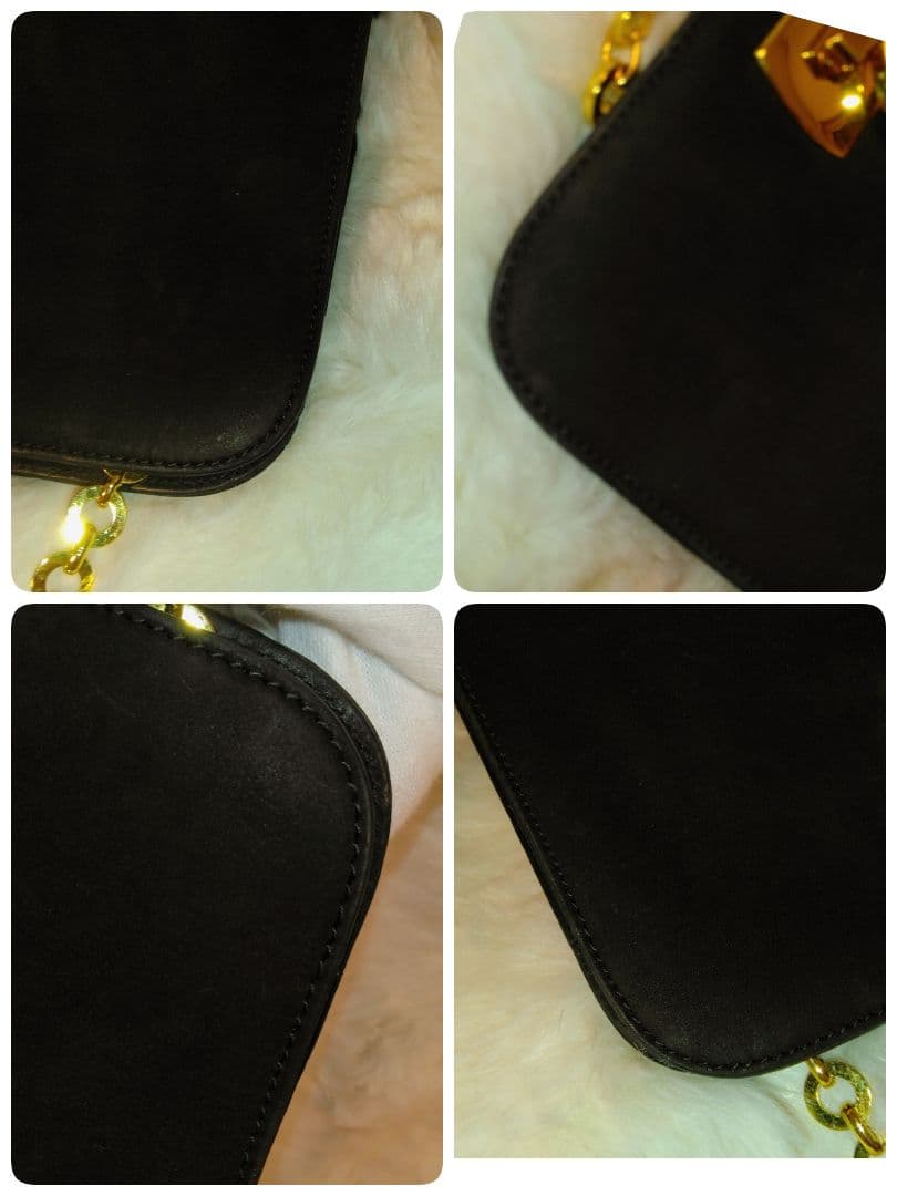 【美品】Salvatore Ferragamo スウェード　ショルダーバッグ