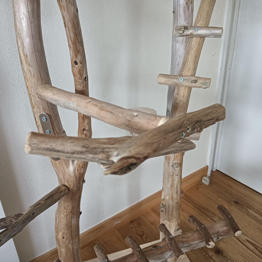 バードアスレチックジム大型 ⑫ 天然木 自然木 流木 インコ おもちゃ