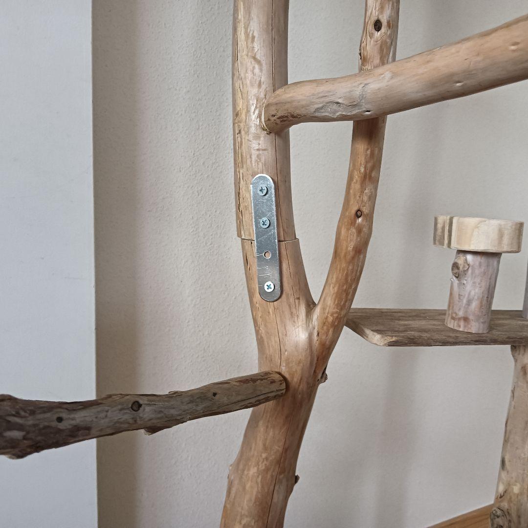 バードアスレチックジム大型 ⑫ 天然木 自然木 流木 インコ おもちゃ