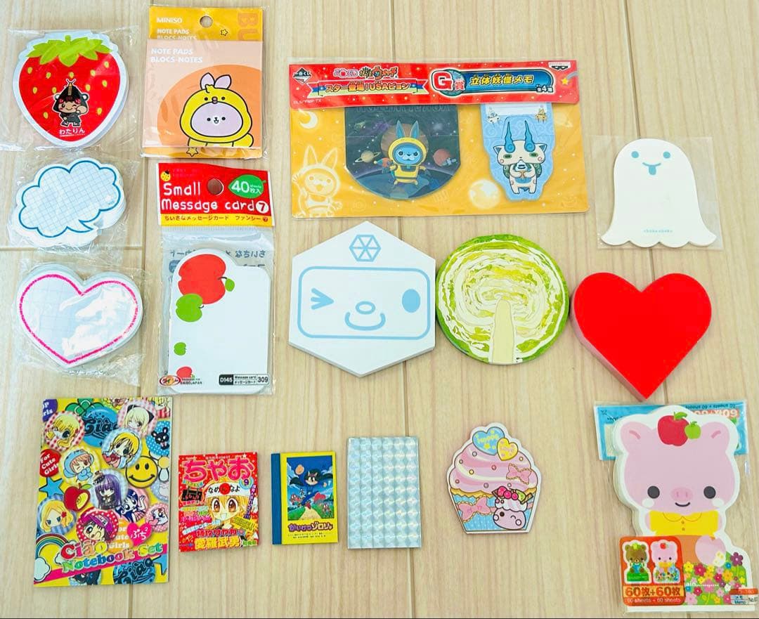 レトロ メモ帳、便箋、付箋、文房具 まとめ売り 大量