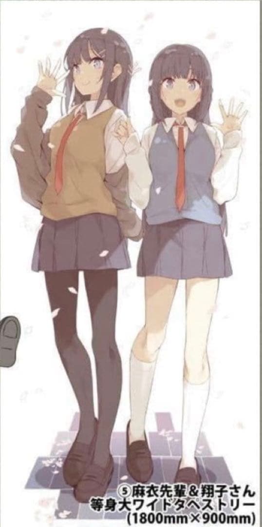 【直筆サイン入】C103 溝口ケージ 青ブタ 青春ブタ野郎 等身大タペストリー