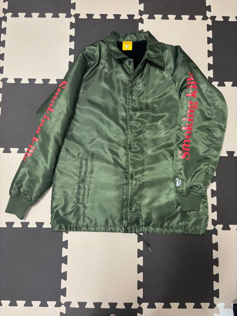 FR2 Smoking Killsコーチジャケット オリーブグリーン