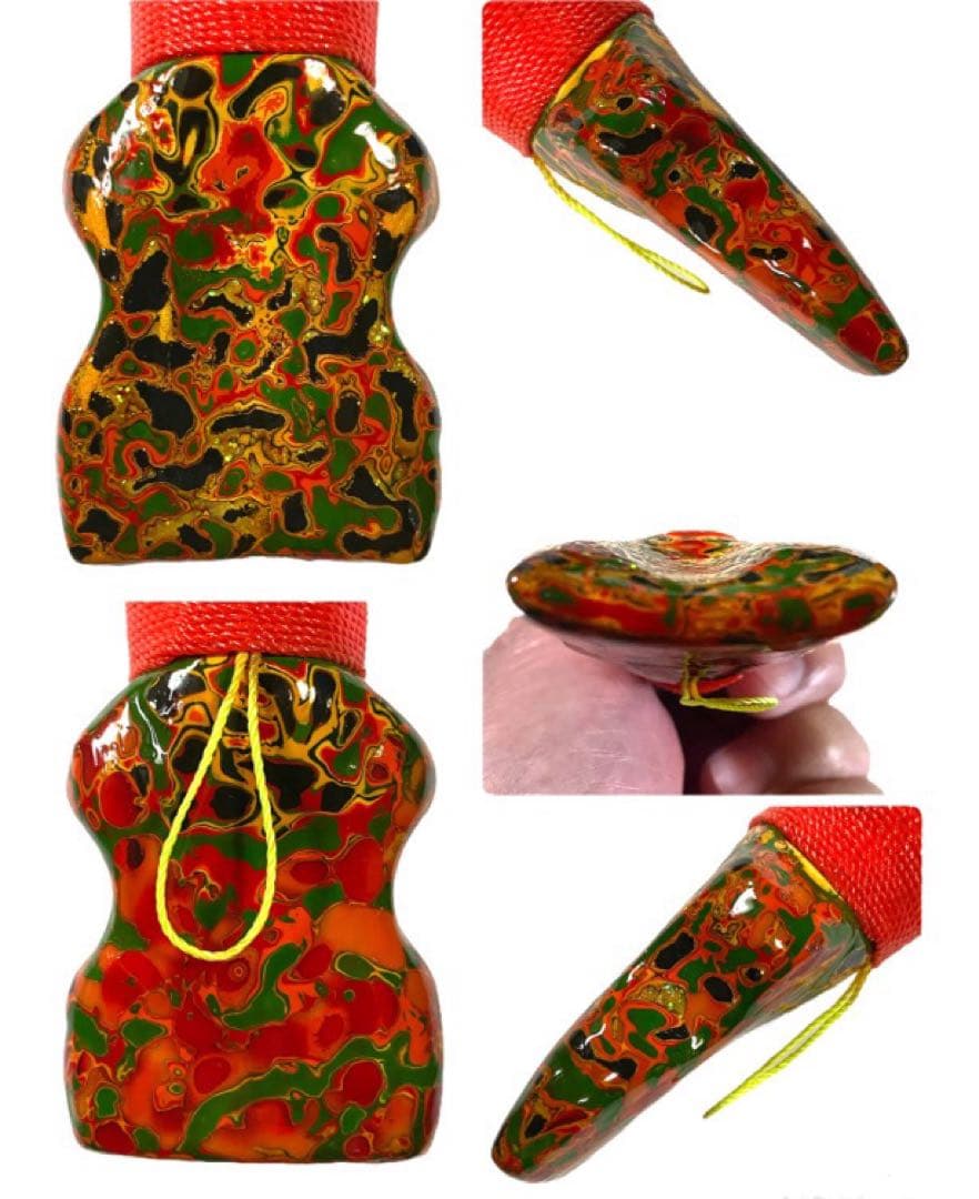 穴釣り竿 伊勢海老竿 ハンドメイド 布袋竹 テトラ ヘチ 和竿 漆塗り 研ぎ出し