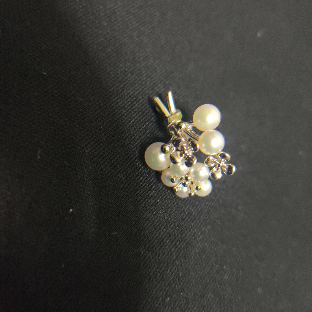 MIKIMOTO　シルバー　花束　ブローチ