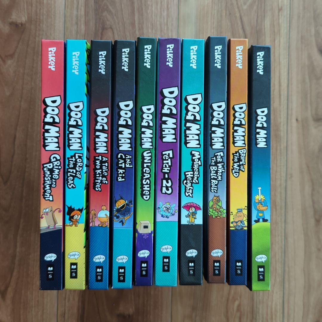 【子供向け洋書】Dog Man 10巻セット Dav Pilkey