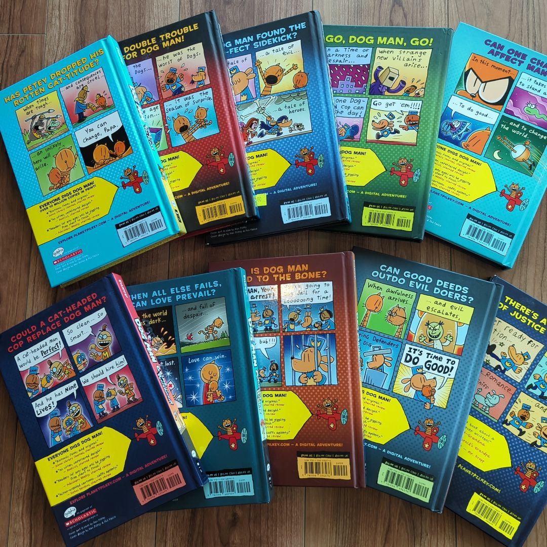 【子供向け洋書】Dog Man 10巻セット Dav Pilkey