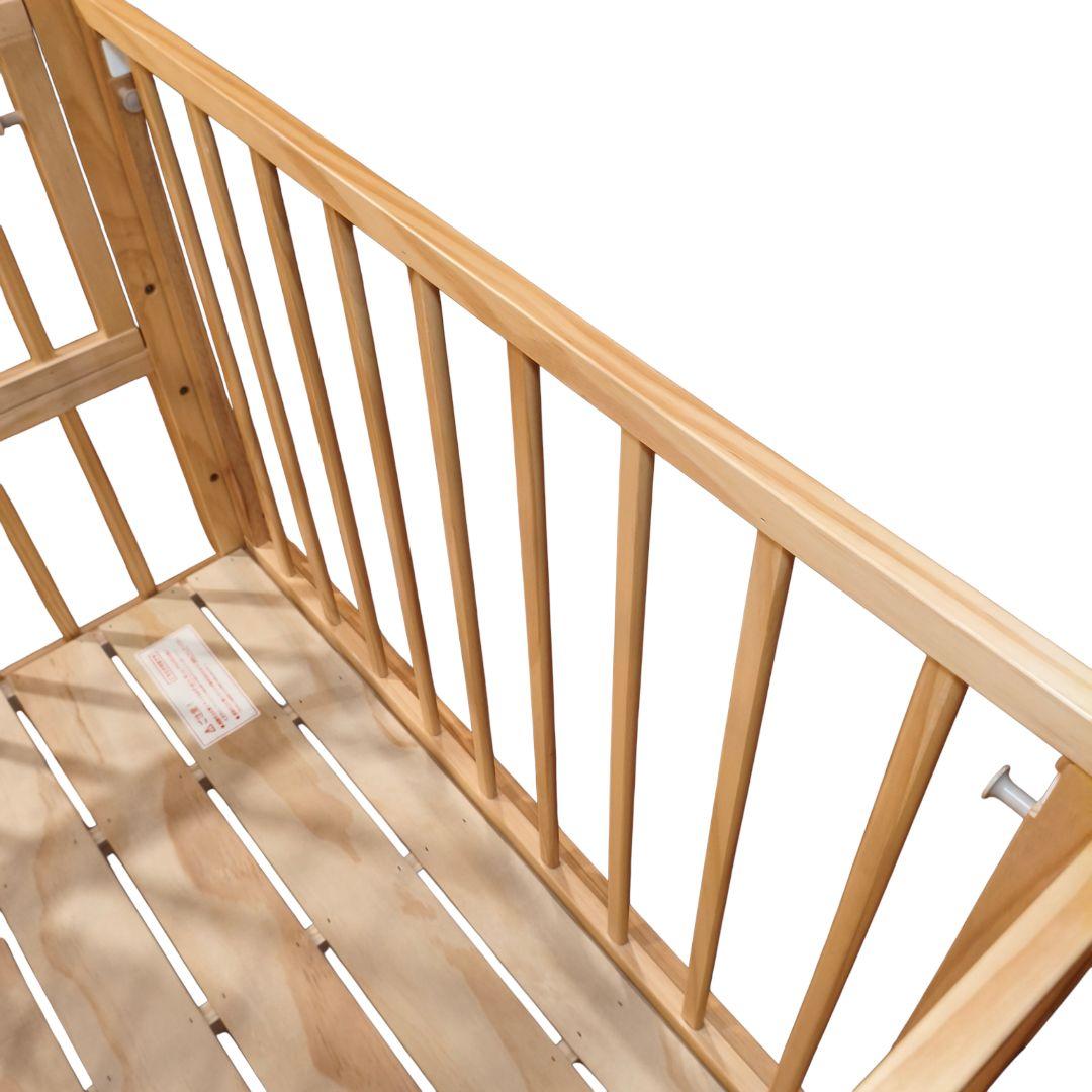 大和屋 そいねーる ミニベビーベッド ナチュラル 添い寝 延長ベルト・説明書付