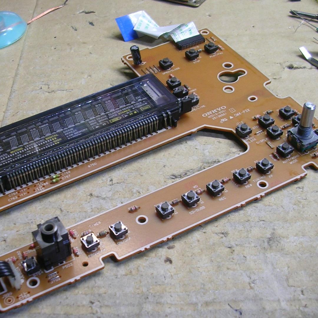 ＜整備品＞ONKYO FR-V7 リモコン付属