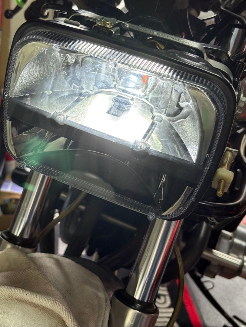 【新同】ユニコーンジャパン LEDヘッドライトユニット 角型 GSX1100S