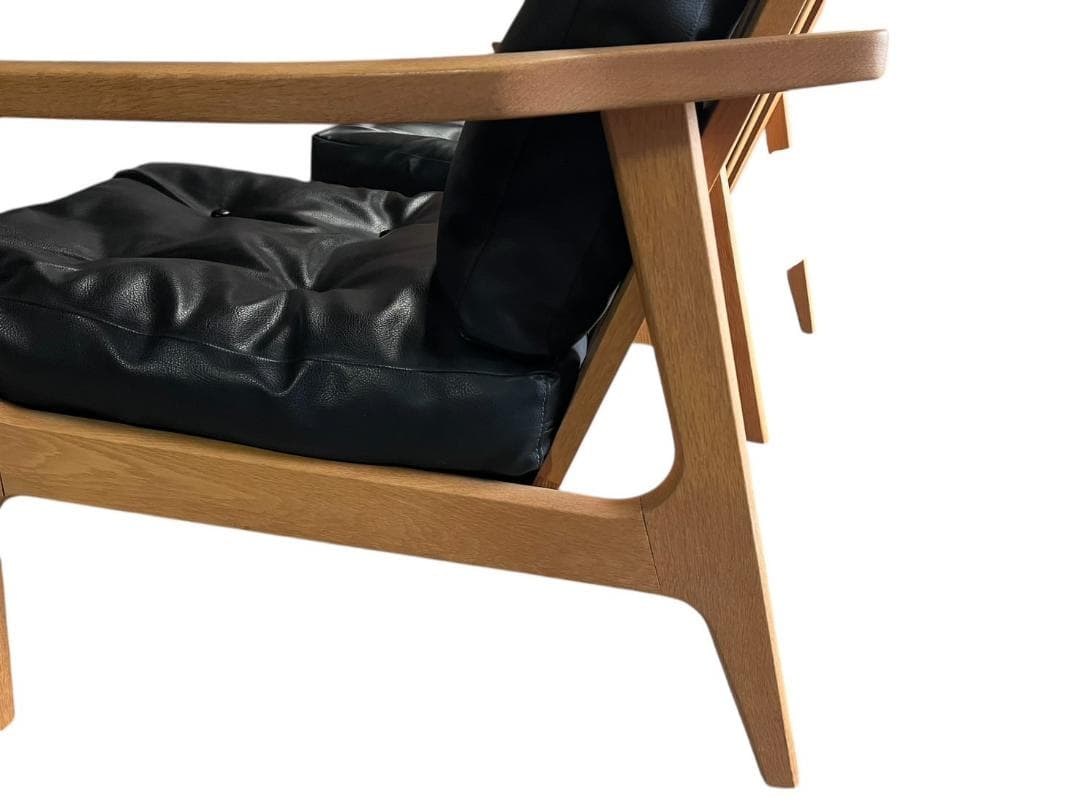 ◇マルニ60 maruni60 オーク フレームチェア 肘掛け有　2掛けソファ